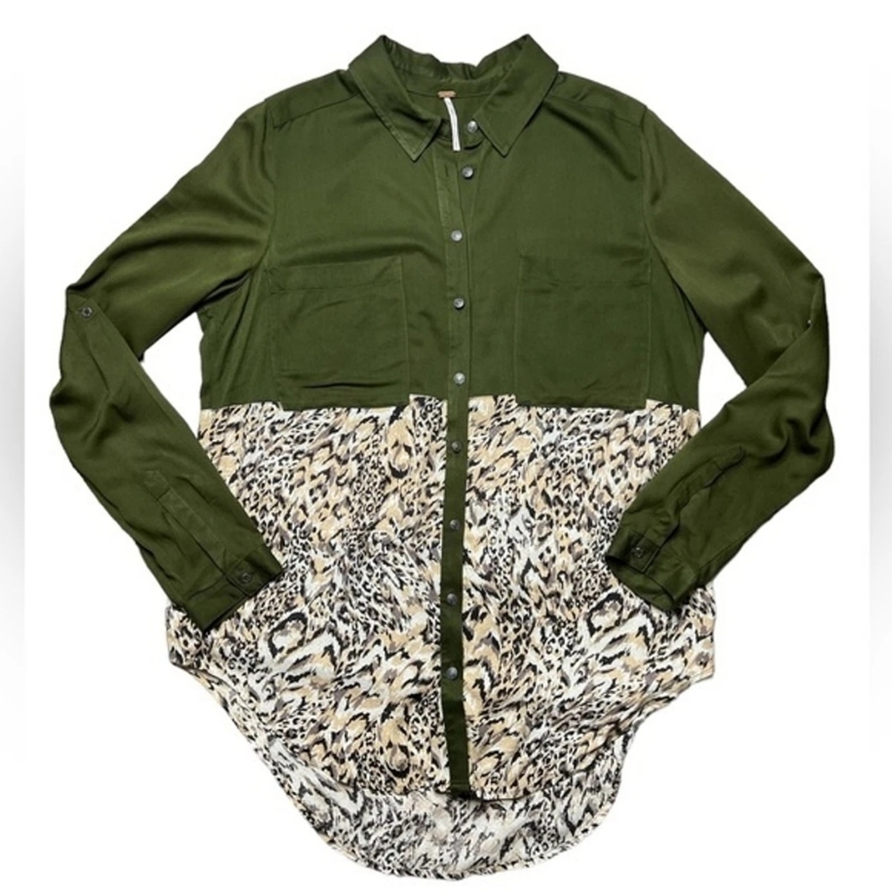 Free People Welcome To The Jungle Tunic Top
